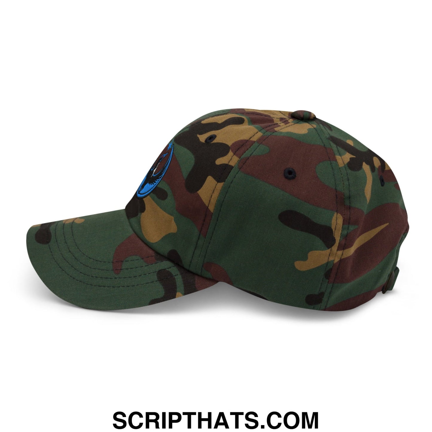 Rebel Loon Minnesota Bird of Resistance Embroidered Unstructured Dad Hat Green Camo