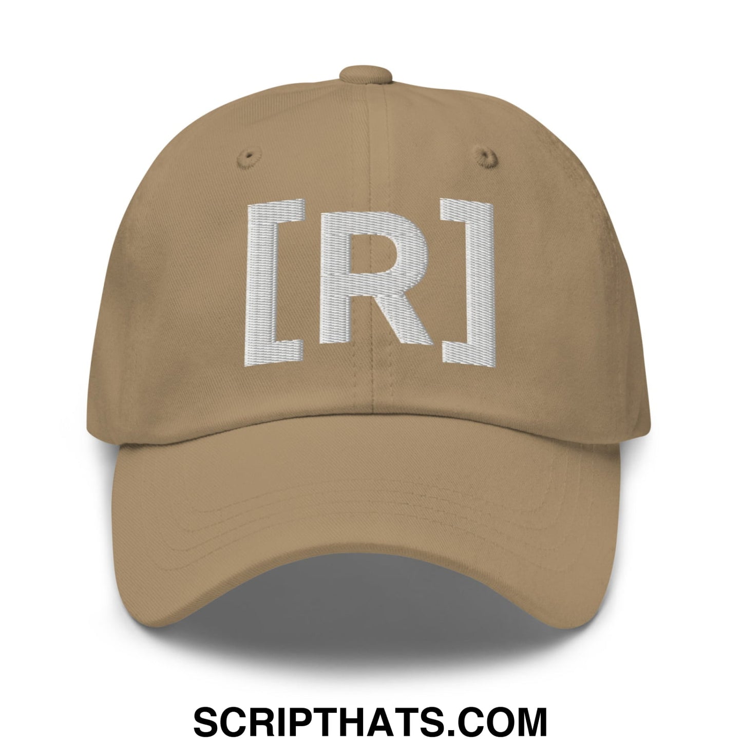 Residente Embroidered Unstructured Dad Hat Khaki