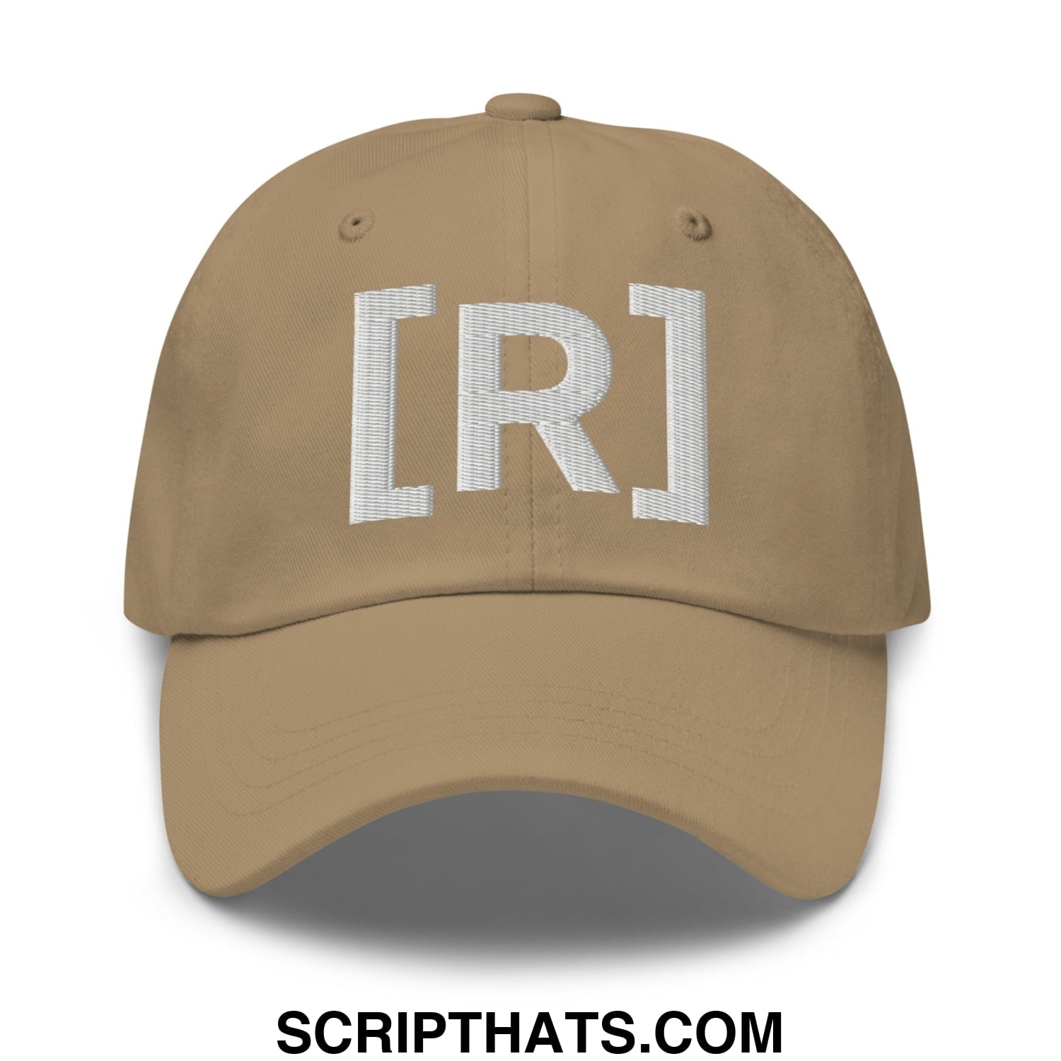 Residente Embroidered Unstructured Dad Hat Khaki