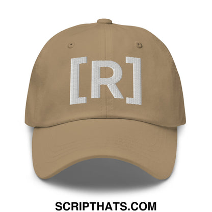 Residente Embroidered Unstructured Dad Hat Khaki