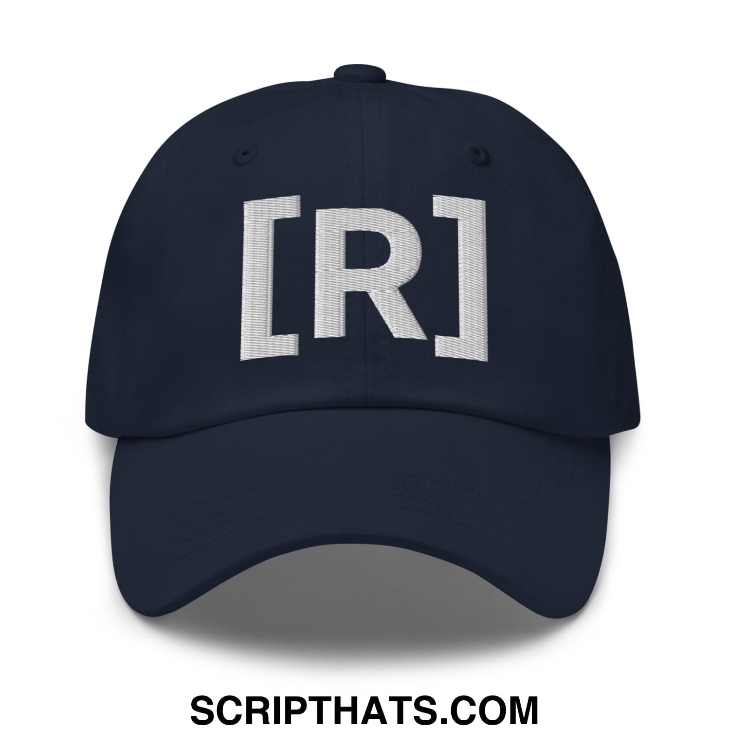 Residente Embroidered Unstructured Dad Hat Navy