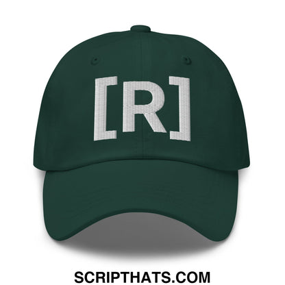 Residente Embroidered Unstructured Dad Hat Spruce