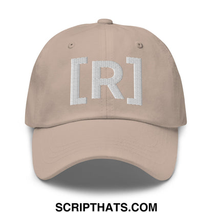 Residente Embroidered Unstructured Dad Hat Stone
