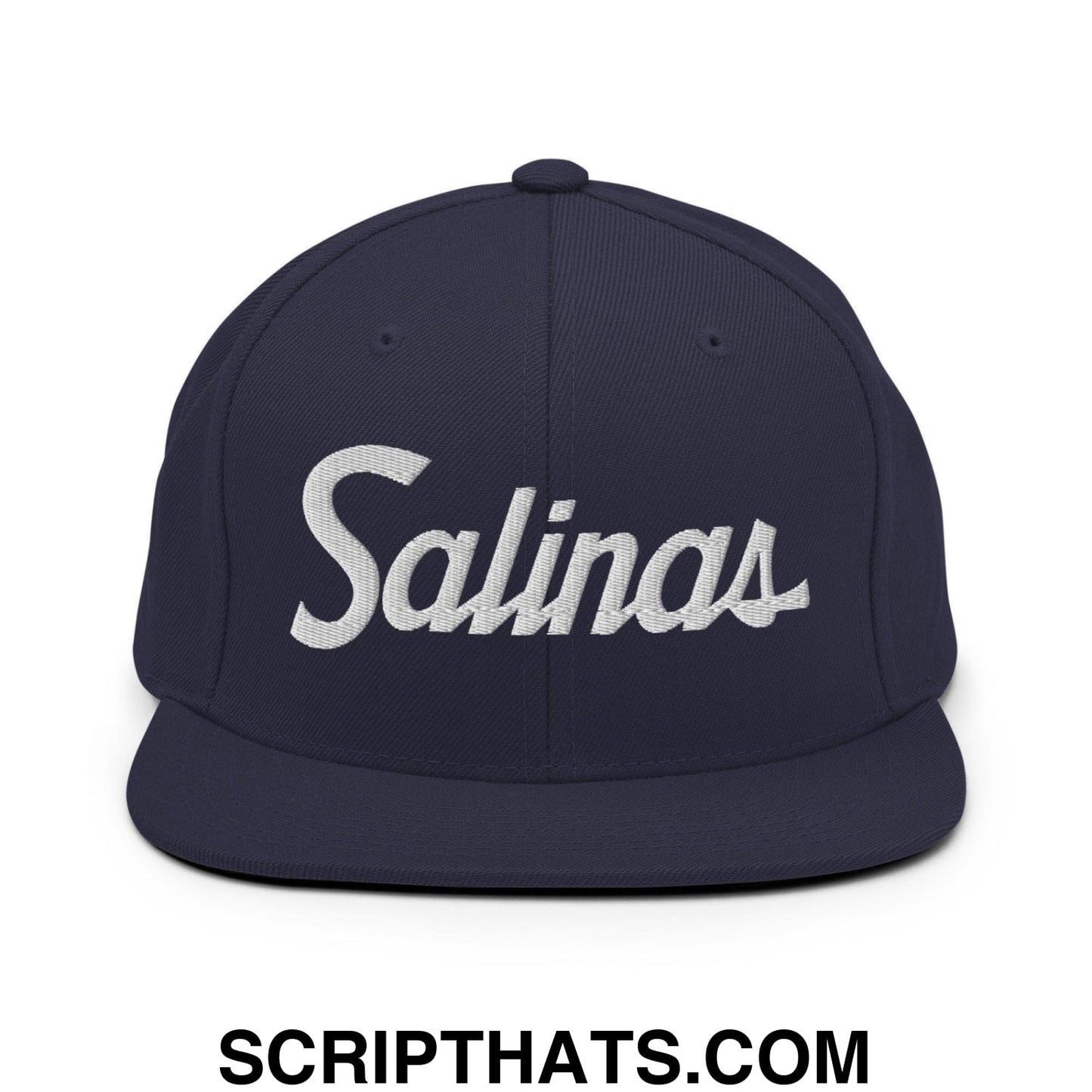 Salinas Script Snapback Hat Navy