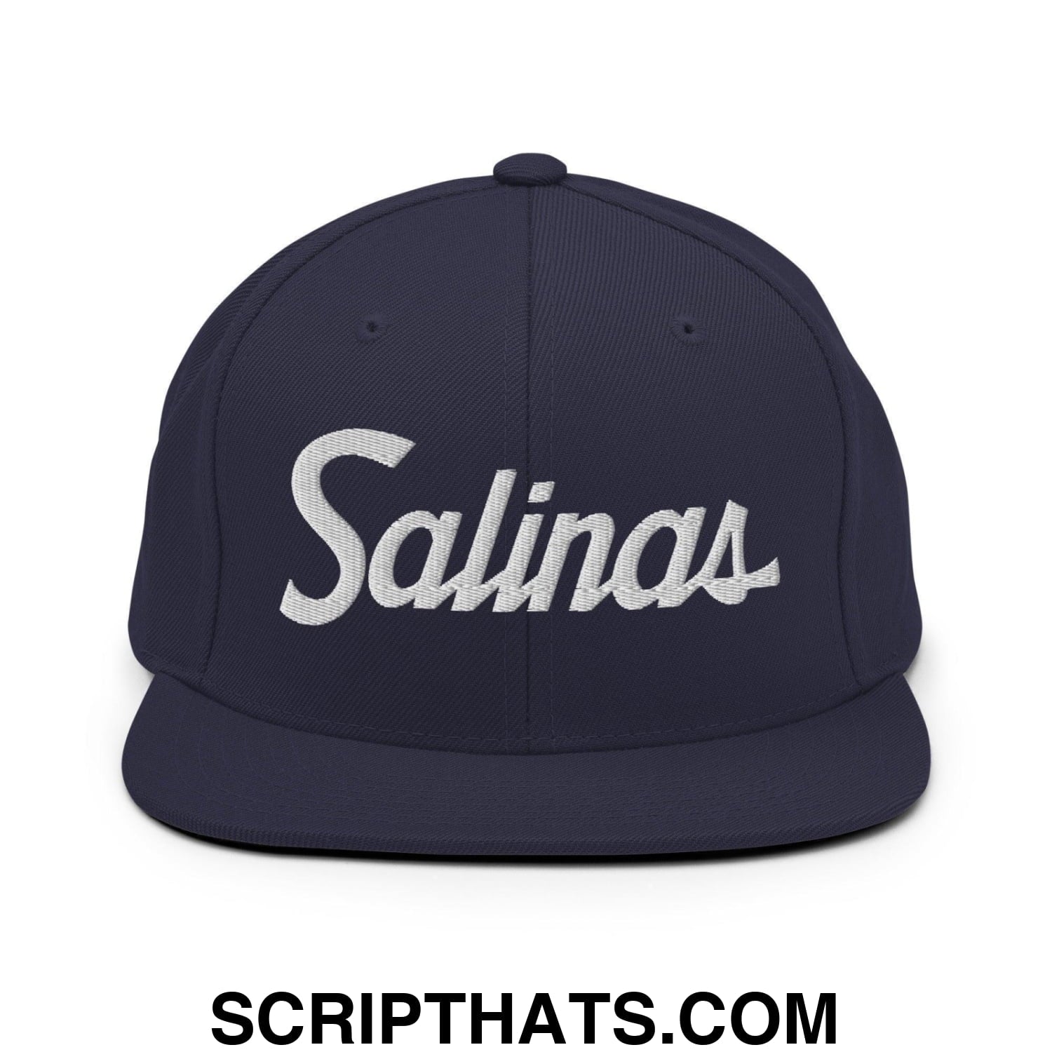 Salinas Script Snapback Hat Navy