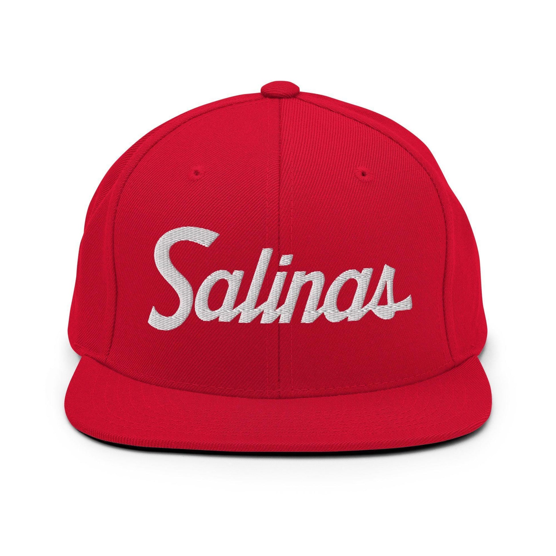 Salinas Script Snapback Hat Red