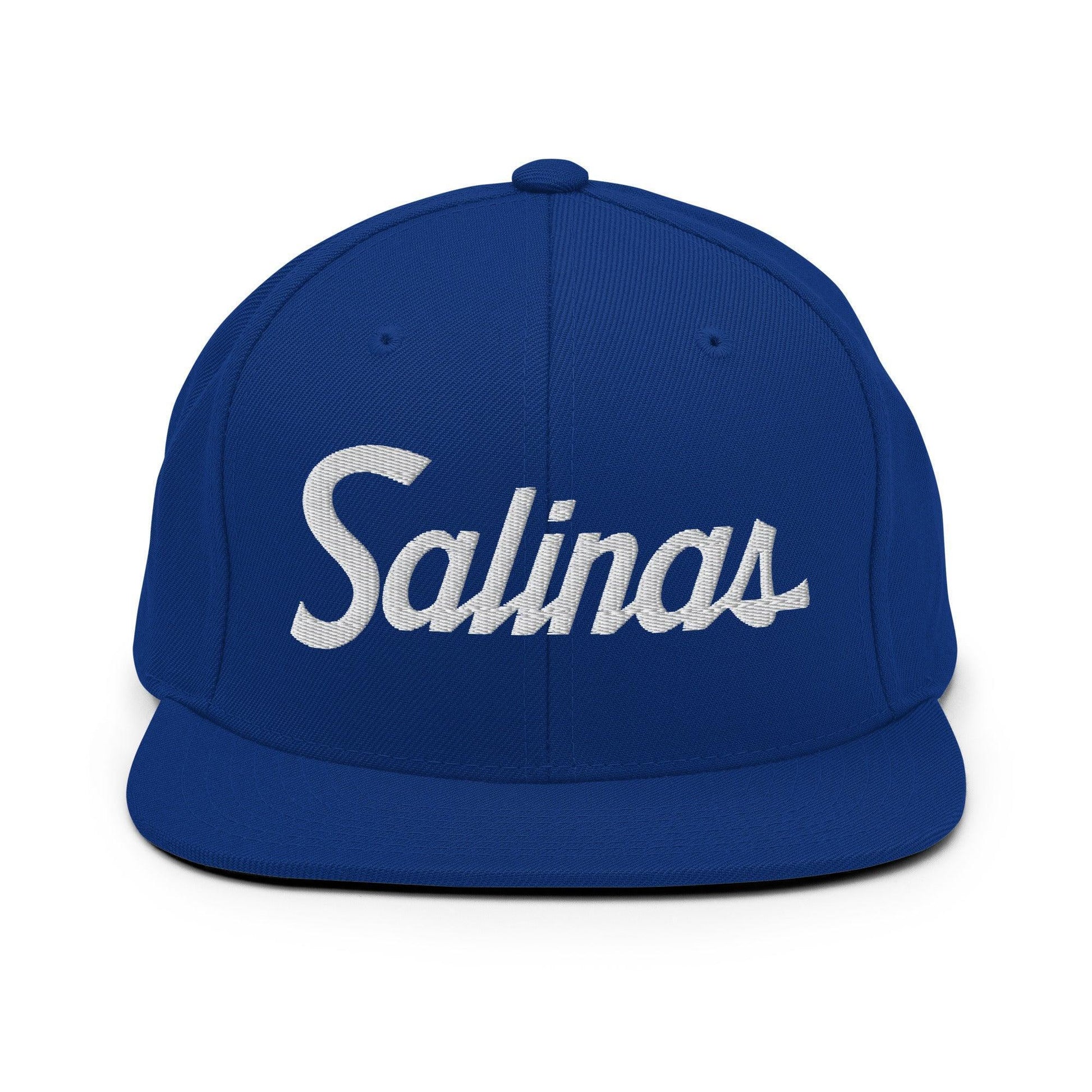 Salinas Script Snapback Hat Royal Blue