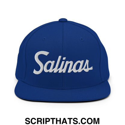 Salinas Script Snapback Hat Royal Blue