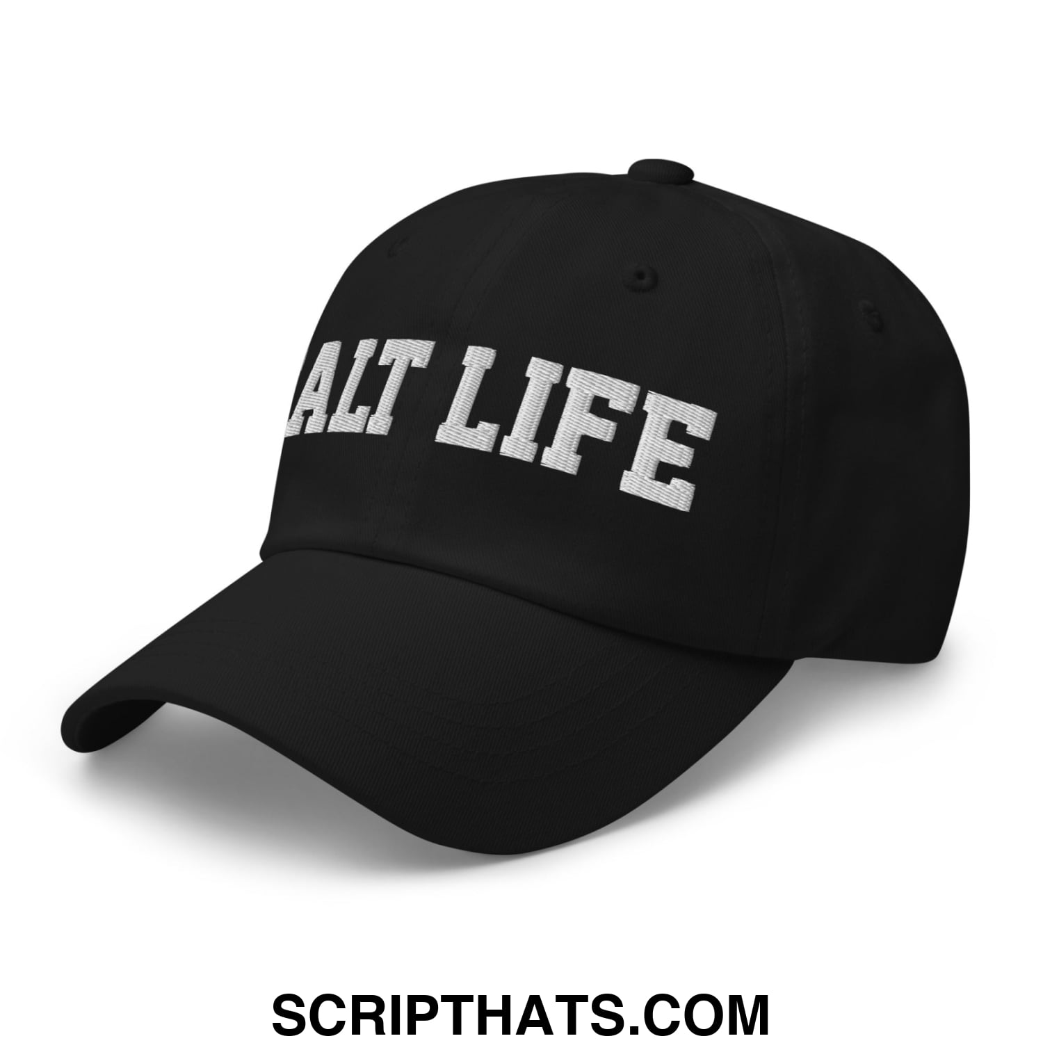 Salt Life Embroidered Unstructured Dad Hat Black