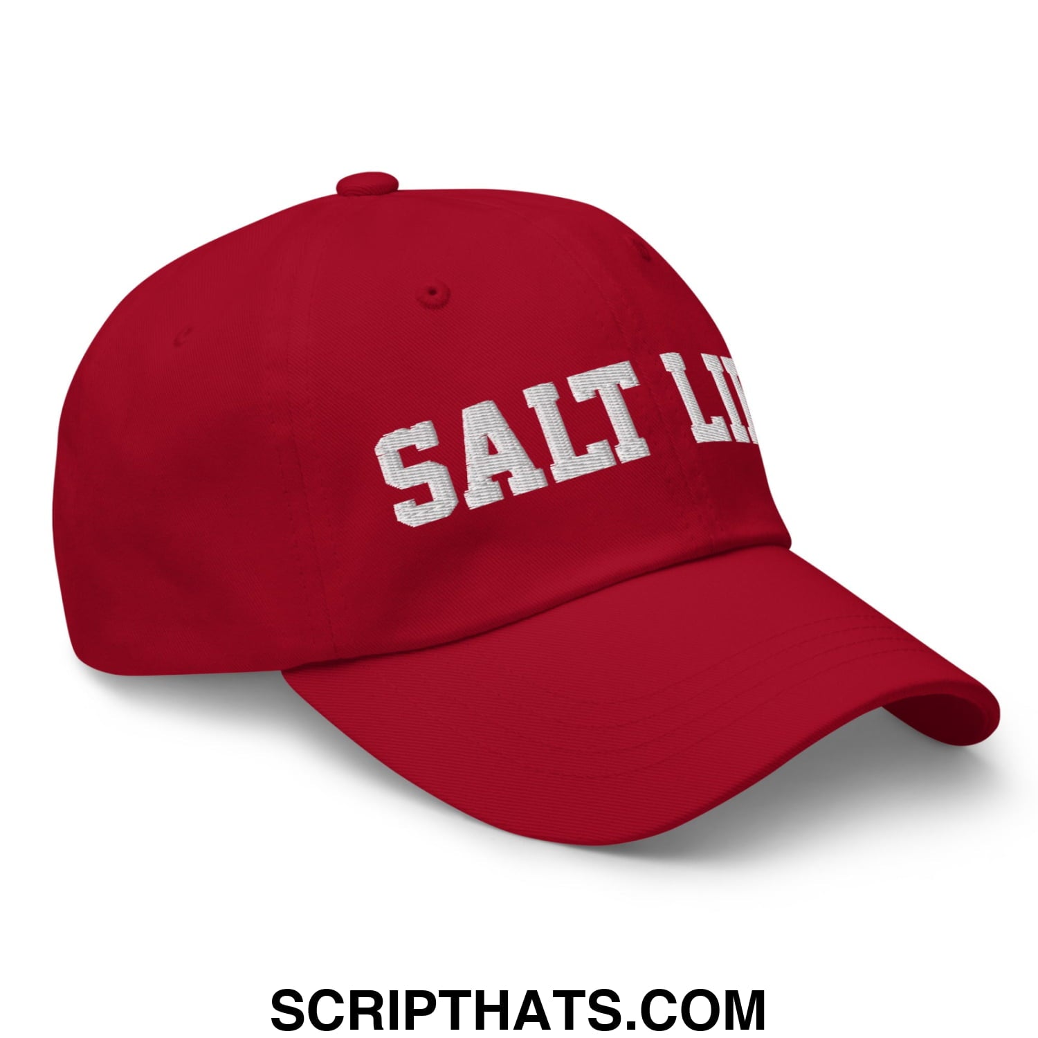 Salt Life Embroidered Unstructured Dad Hat Cranberry