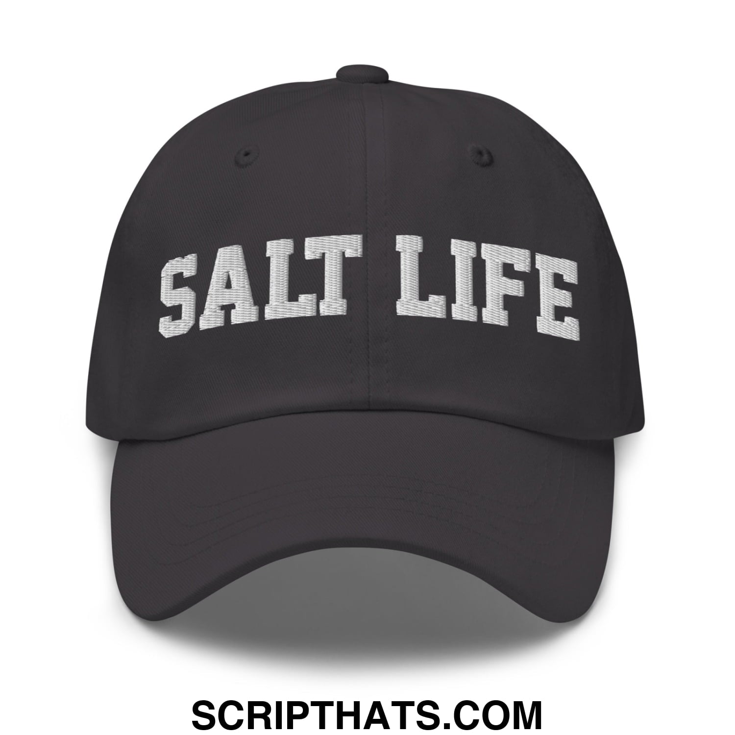 Salt Life Embroidered Unstructured Dad Hat Dark Grey