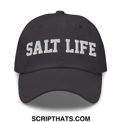 Salt Life Embroidered Unstructured Dad Hat Dark Grey