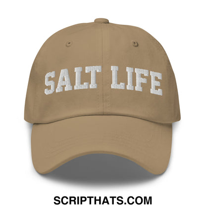 Salt Life Embroidered Unstructured Dad Hat Khaki