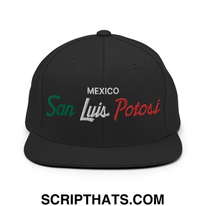 San Luis Potosi Mexico Vintage Sports Script Snapback Hat