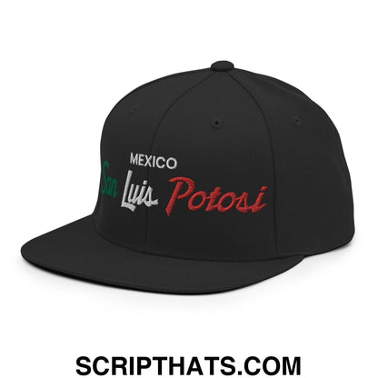 San Luis Potosi Mexico Vintage Sports Script Snapback Hat