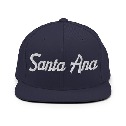 Santa Ana Script Snapback Hat Navy