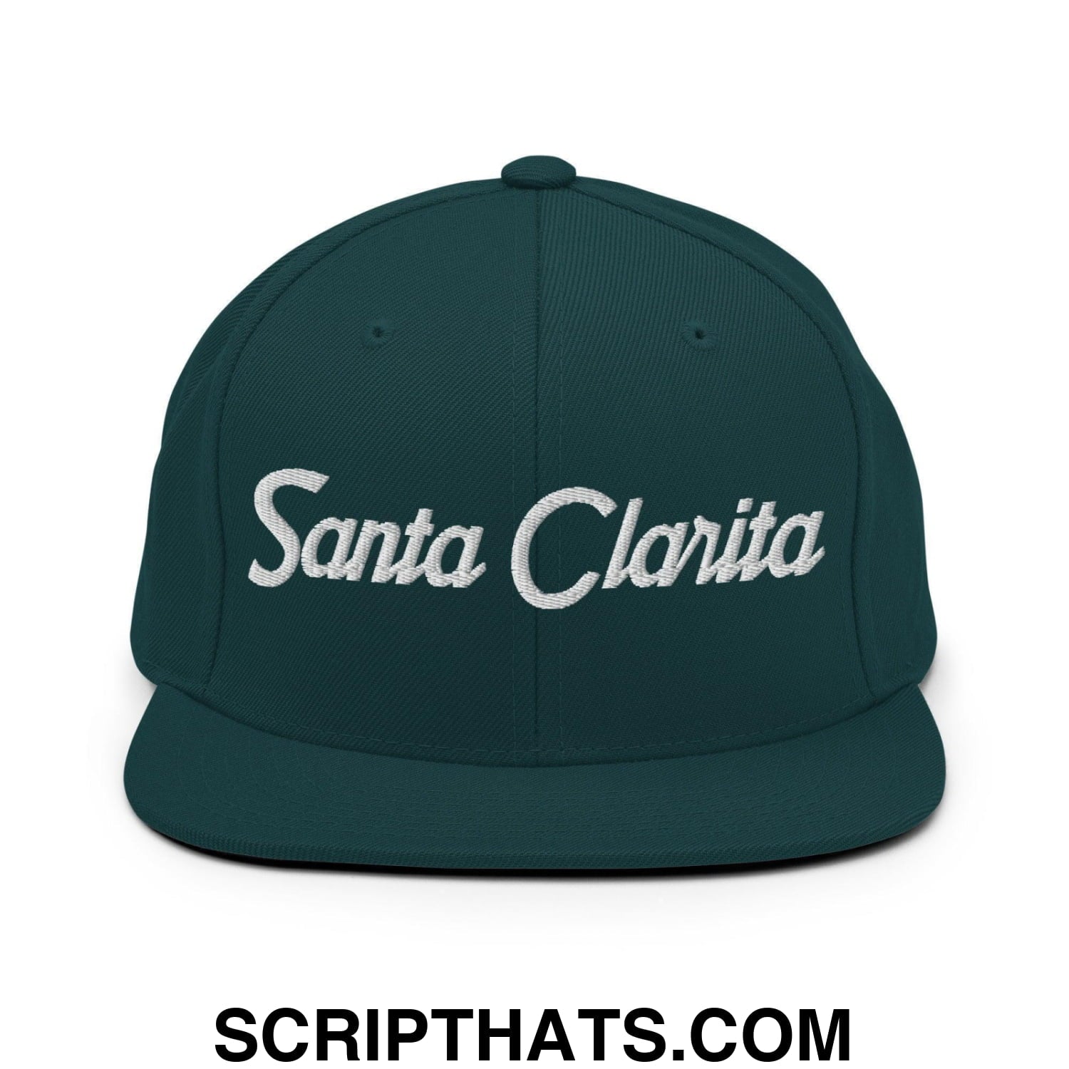 Santa Clarita Script Snapback Hat Spruce