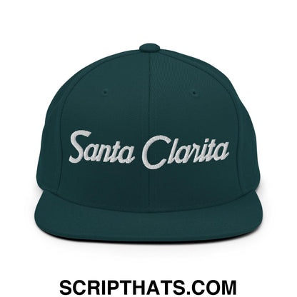 Santa Clarita Script Snapback Hat Spruce