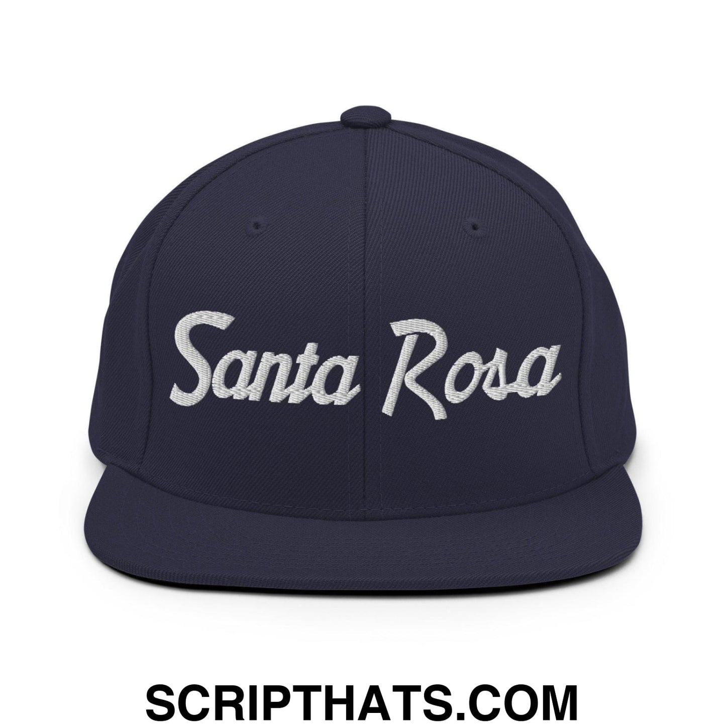 Santa Rosa Script Snapback Hat Navy