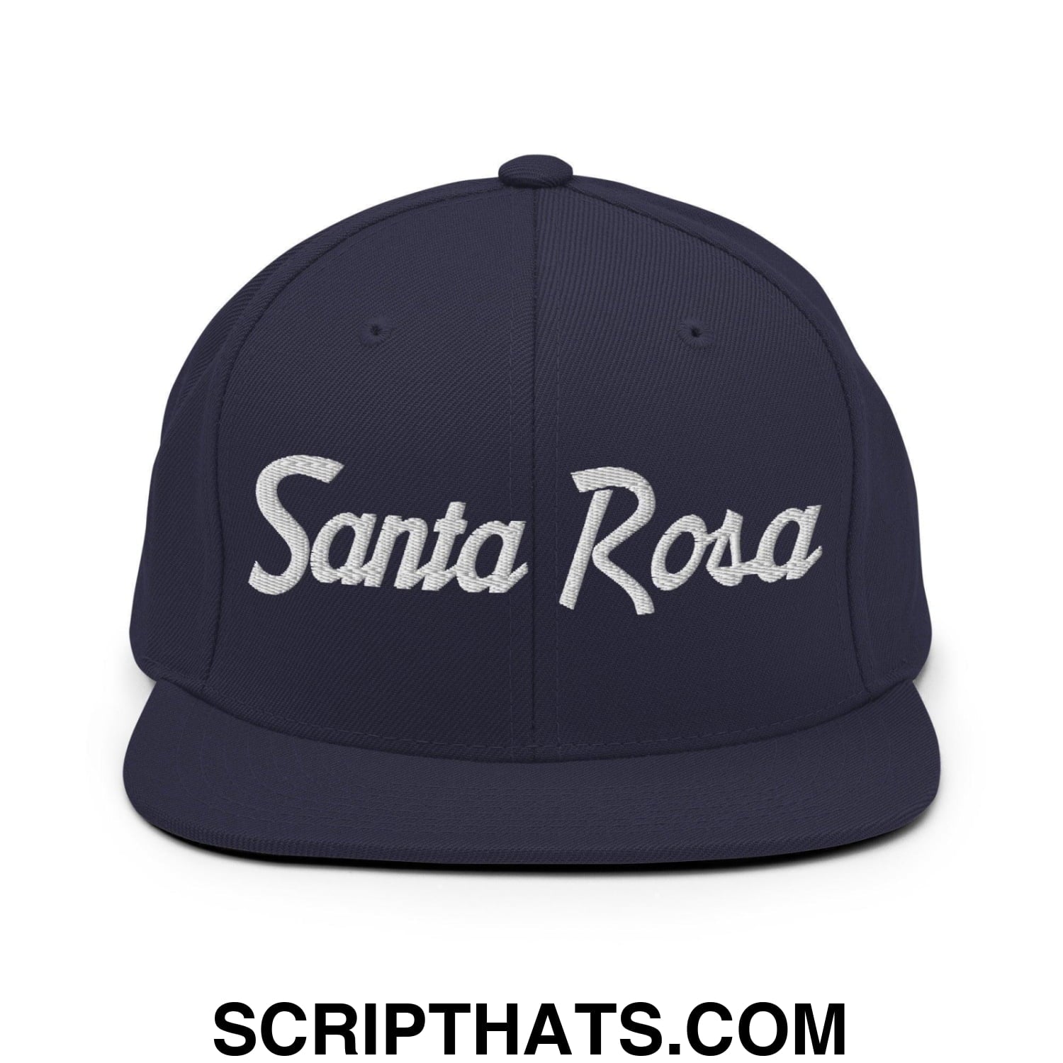 Santa Rosa Script Snapback Hat Navy