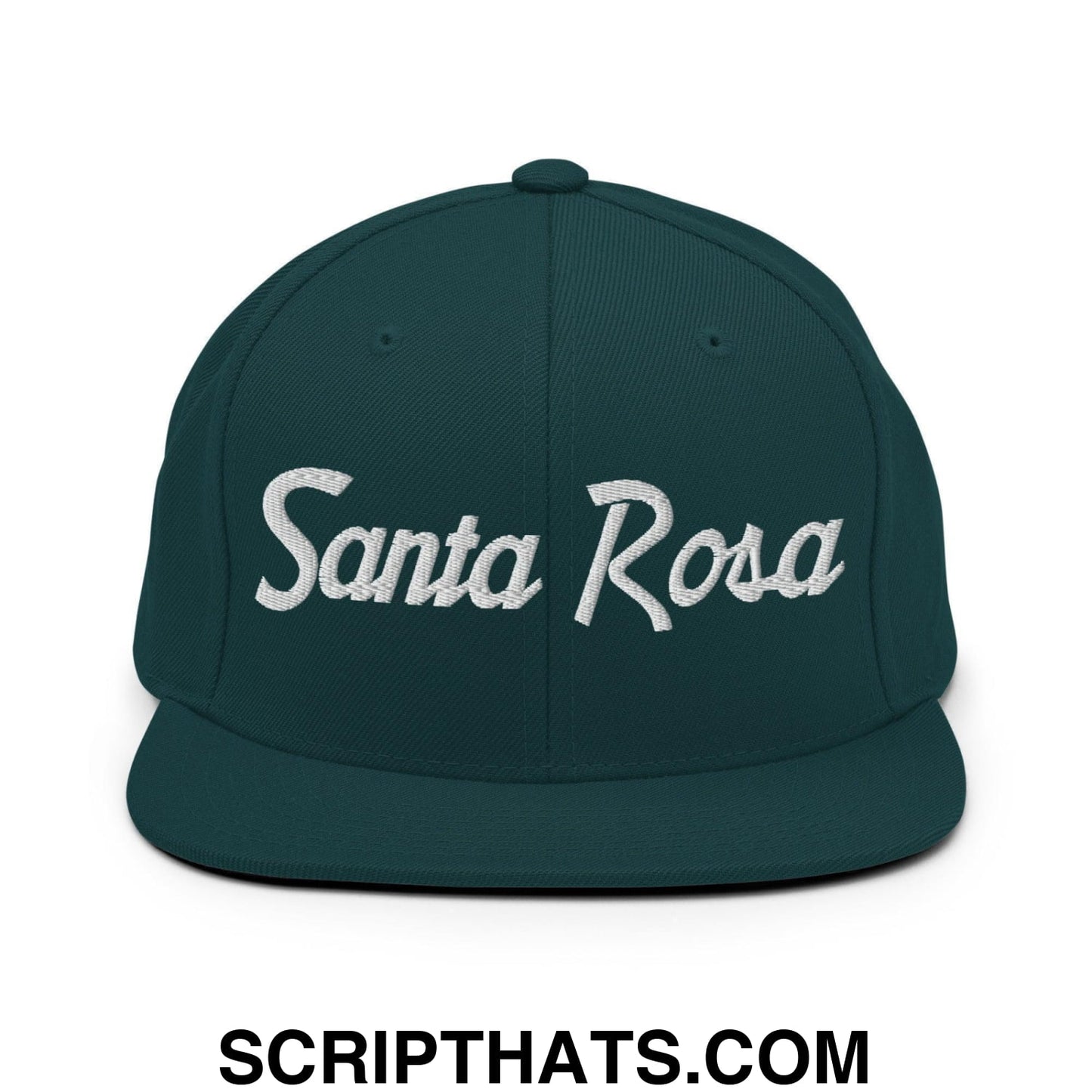 Santa Rosa Script Snapback Hat Spruce