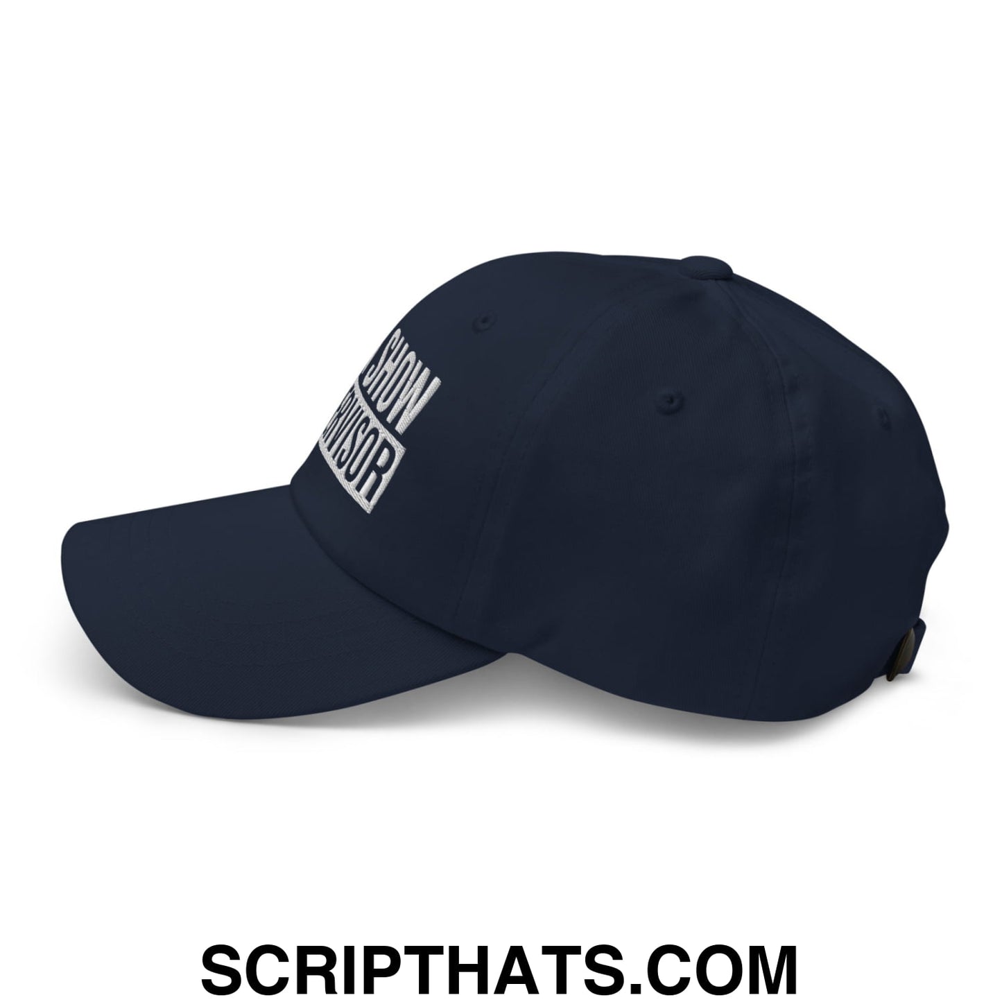 Shit Show Supervisor Embroidered Unstructured Dad Hat Navy