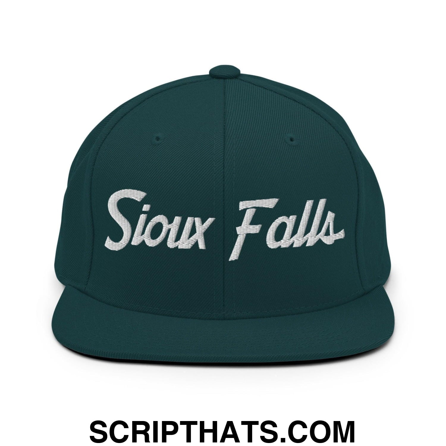 Sioux Falls Script Snapback Hat Spruce