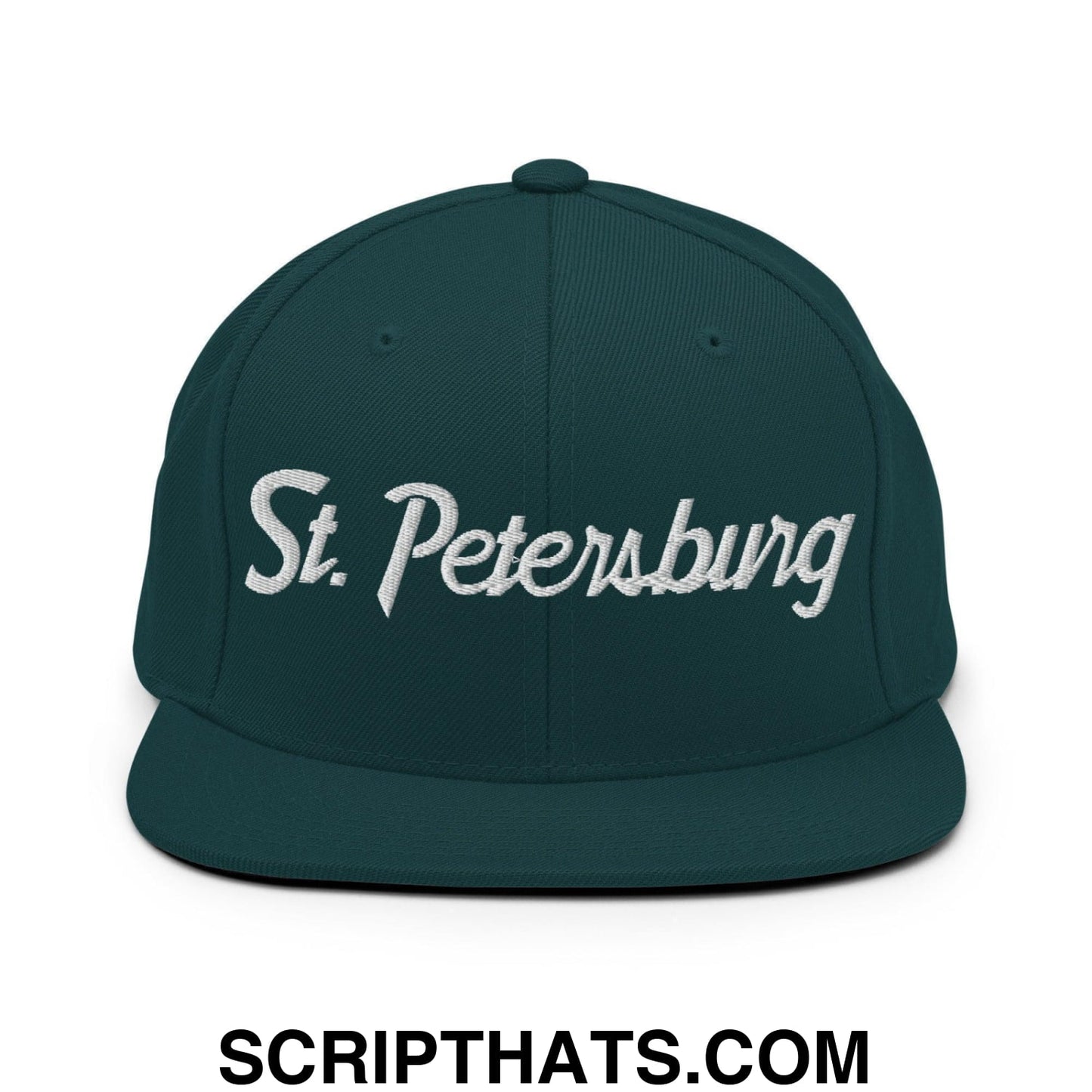 St. Petersburg Script Snapback Hat Spruce