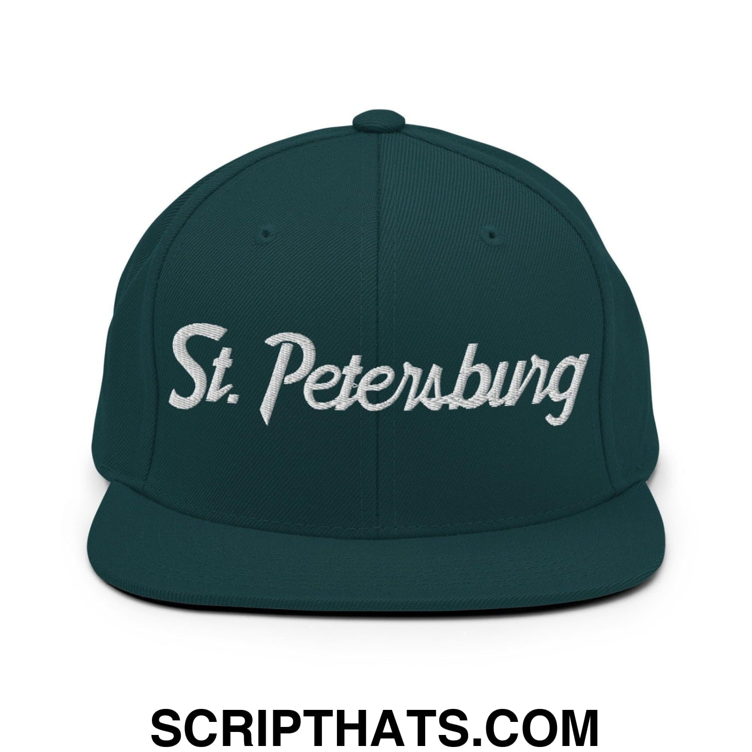 St. Petersburg Script Snapback Hat Spruce