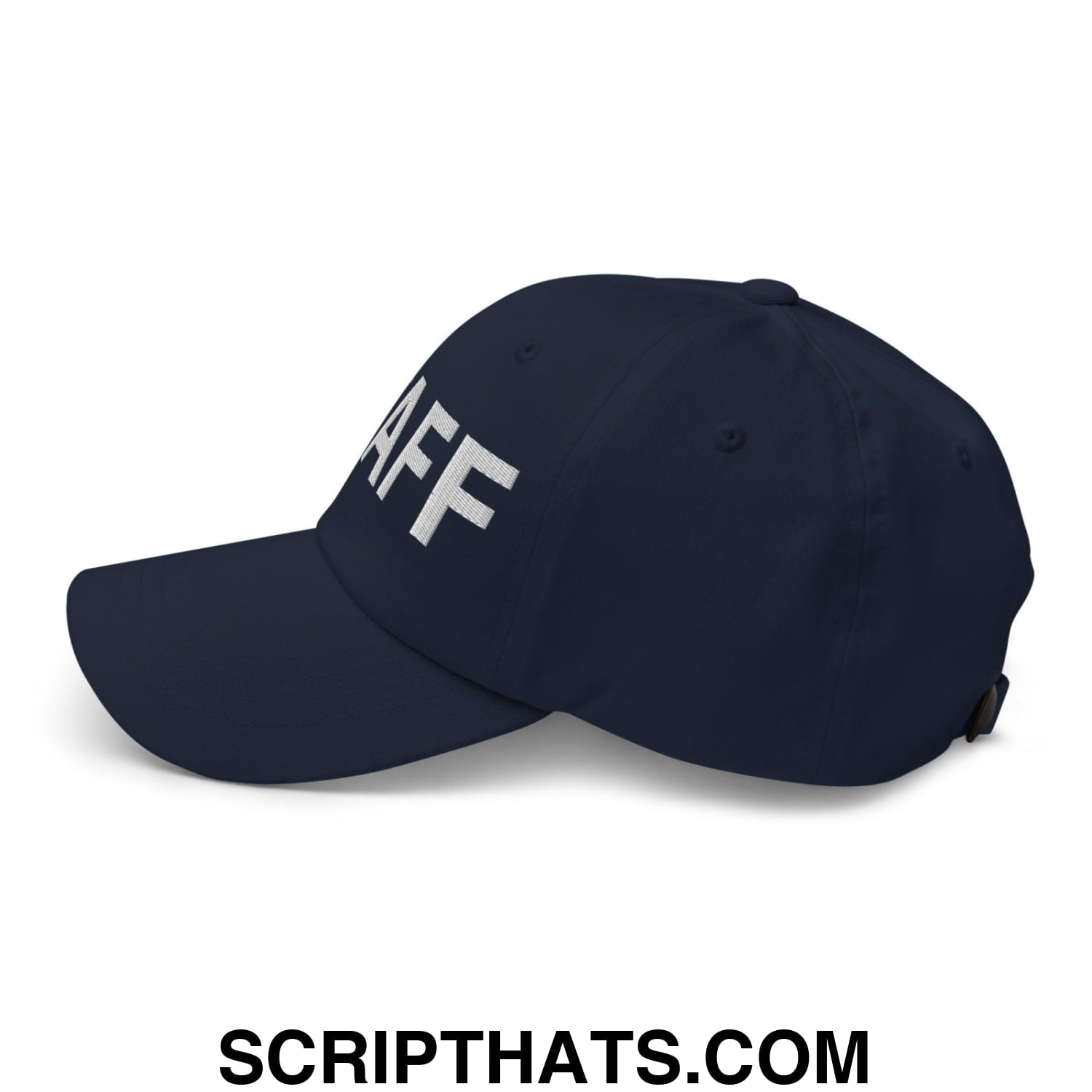 Staff Uniform Work Embroidered Dad Hat Navy
