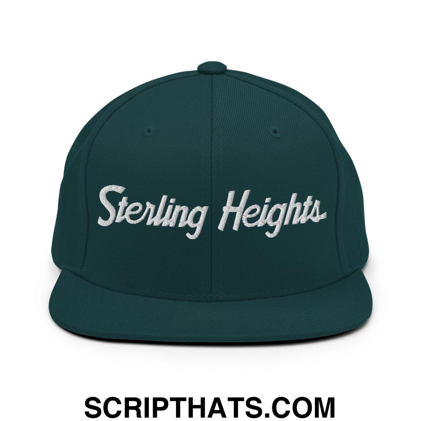 Sterling Heights Script Snapback Hat Spruce