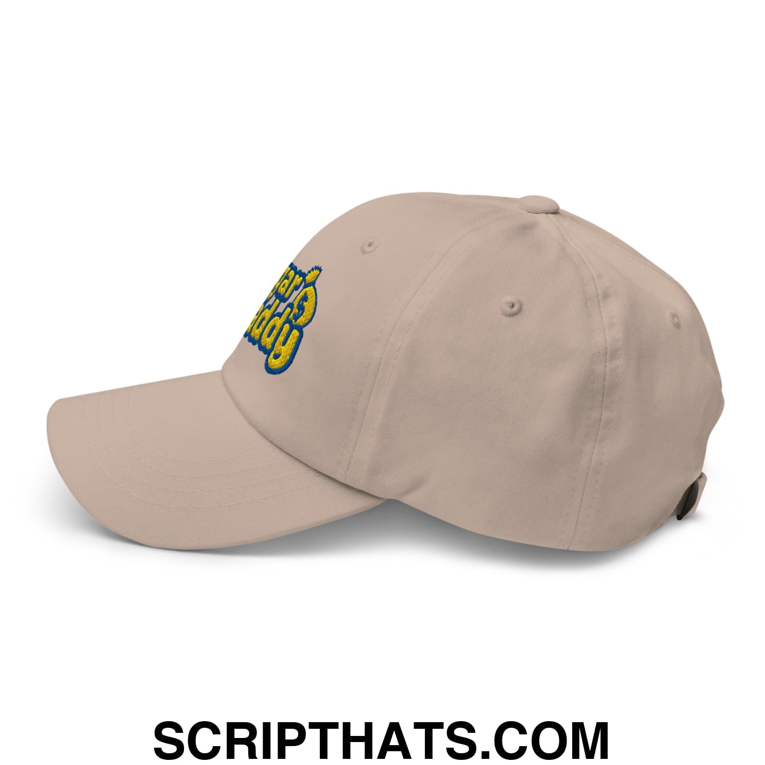 Sugar Daddy Embroidered Unstructured Dad Hat Stone