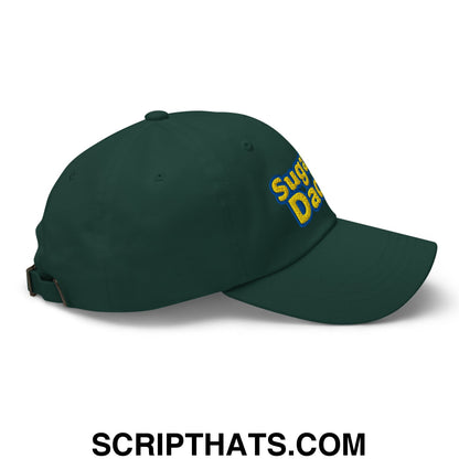 Sugar Daddy Embroidered Unstructured Dad Hat Spruce