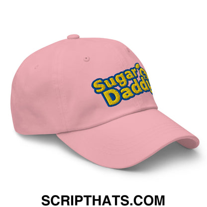 Sugar Daddy Embroidered Unstructured Dad Hat Pink