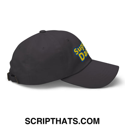 Sugar Daddy Embroidered Unstructured Dad Hat Dark Grey