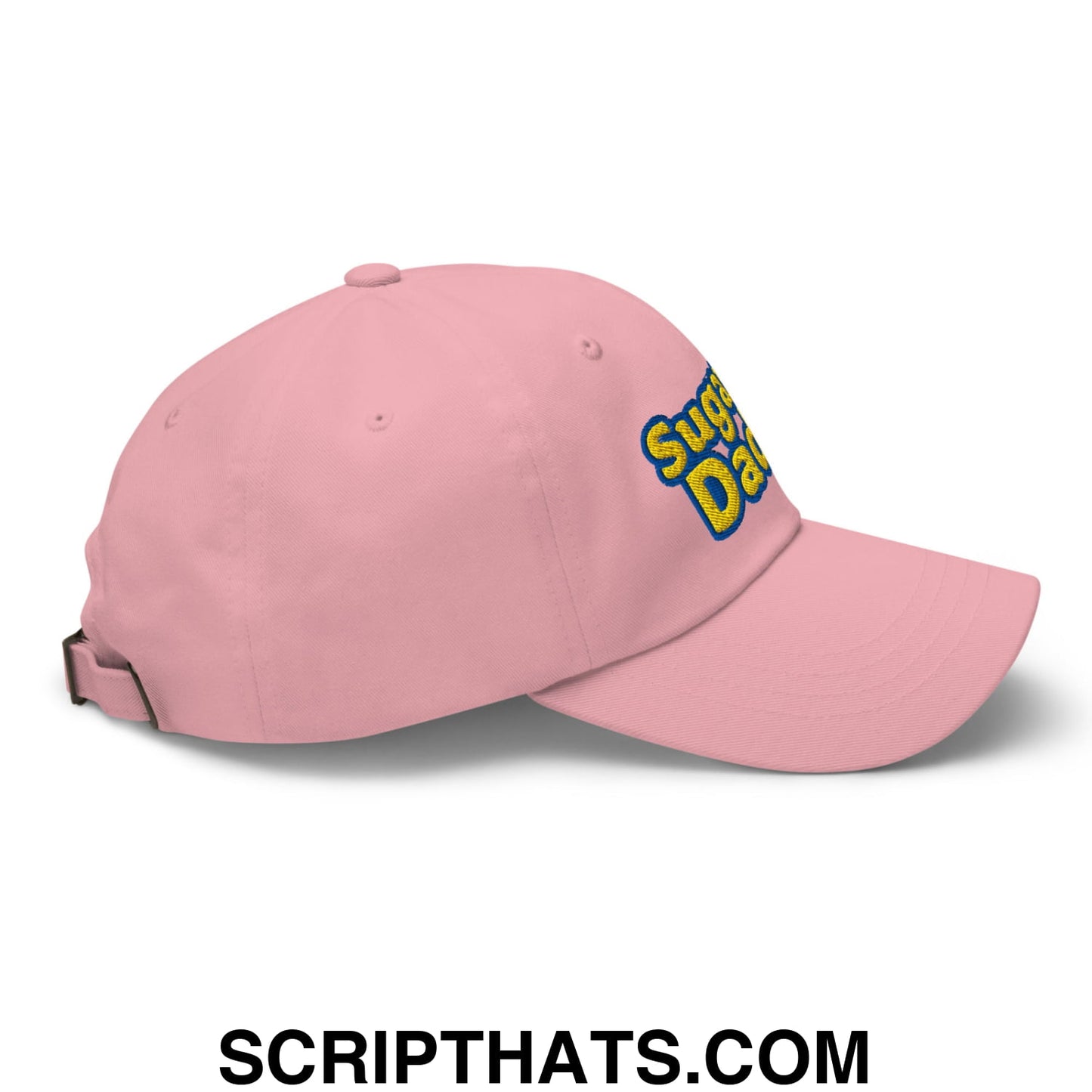 Sugar Daddy Embroidered Unstructured Dad Hat Pink