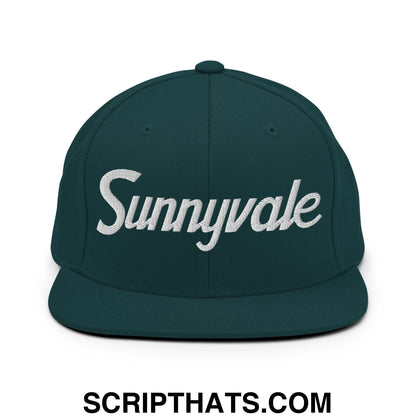 Sunnyvale Script Snapback Hat Spruce