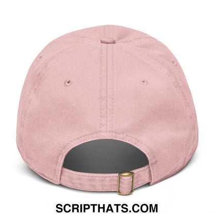 Talk Derby to Me Embroidered Baseball Dad Hat Dusty Rose