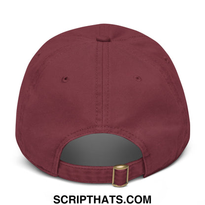 Talk Derby to Me Embroidered Baseball Dad Hat Maroon