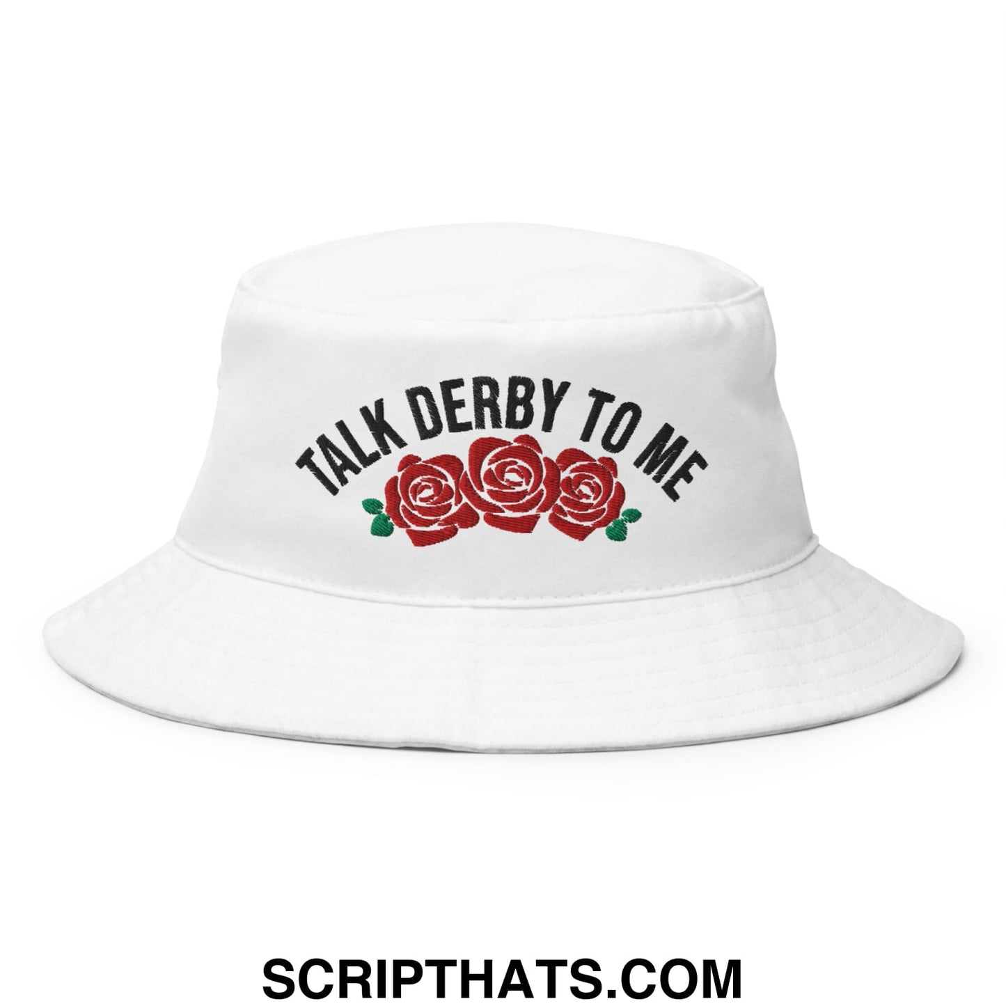 Talk Derby to Me Embroidered Bucket Hat Default Title