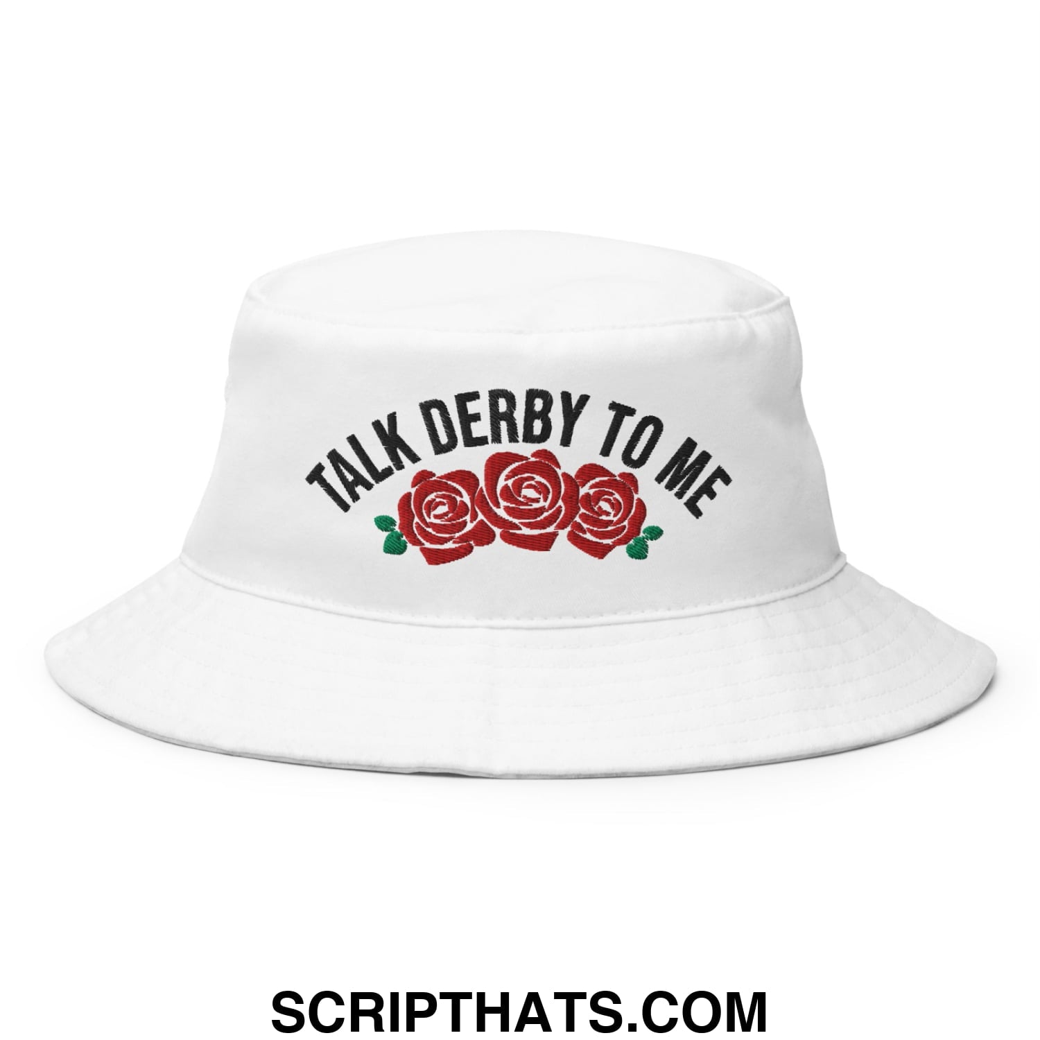 Talk Derby to Me Embroidered Bucket Hat Default Title
