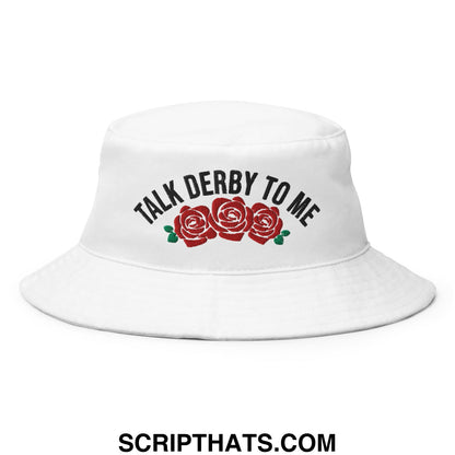 Talk Derby to Me Embroidered Bucket Hat Default Title