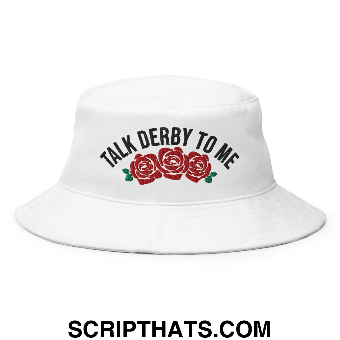 Talk Derby to Me Embroidered Bucket Hat Default Title