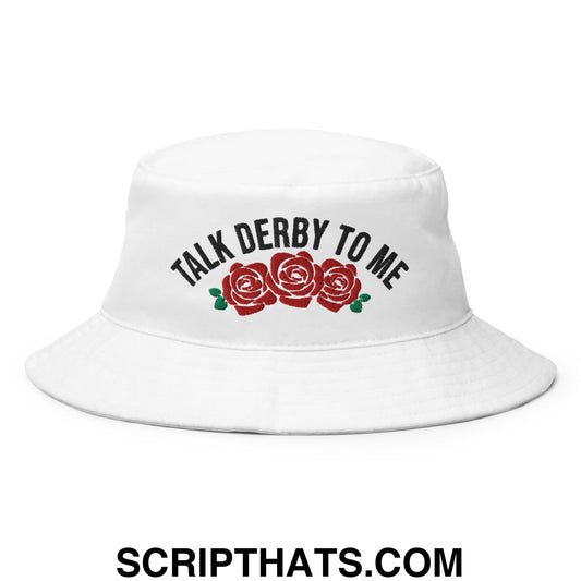 Talk Derby to Me Embroidered Bucket Hat Default Title