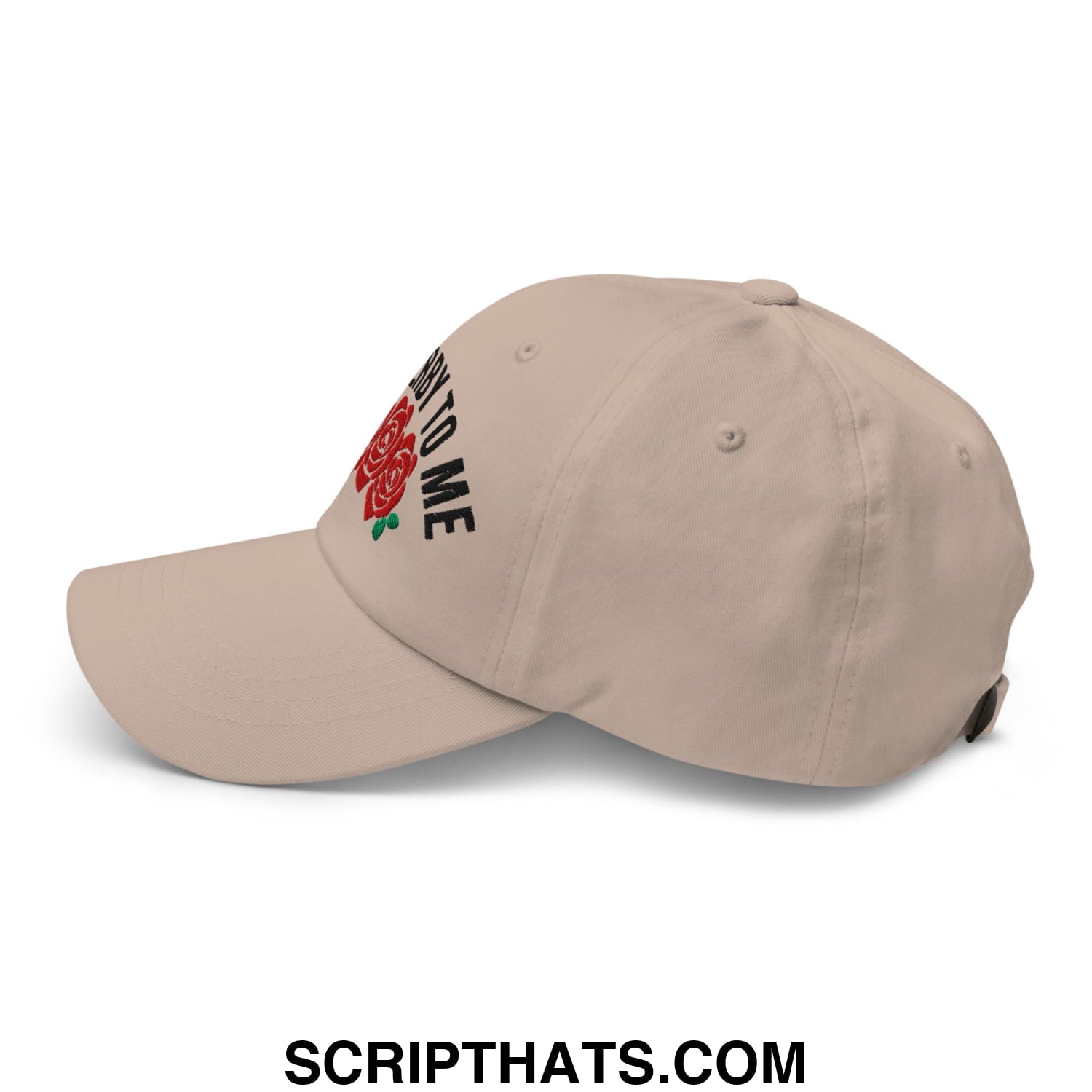 Talk Derby to Me Embroidered Unstructured Dad Hat Stone