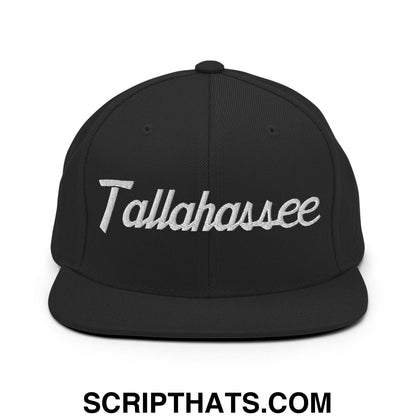 Tallahassee Script Snapback Hat Black