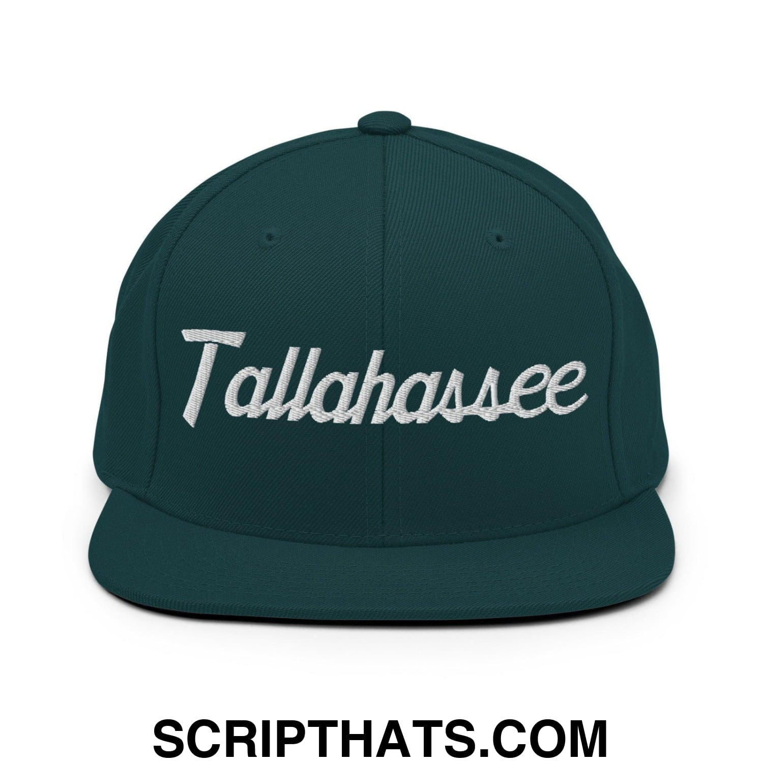 Tallahassee Script Snapback Hat Spruce