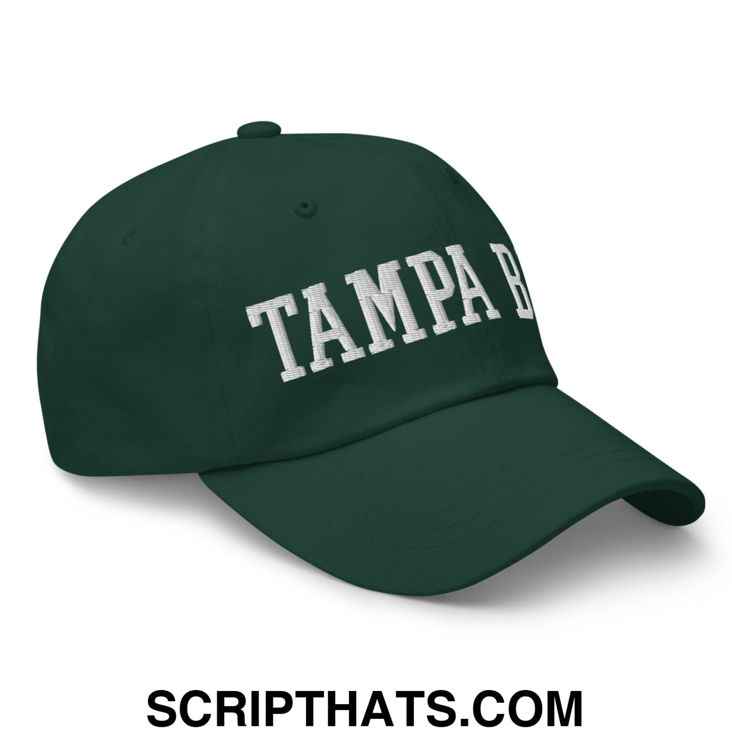 Tampa Bay Varsity College Block Embroidered Unstructured Dad Hat Spruce
