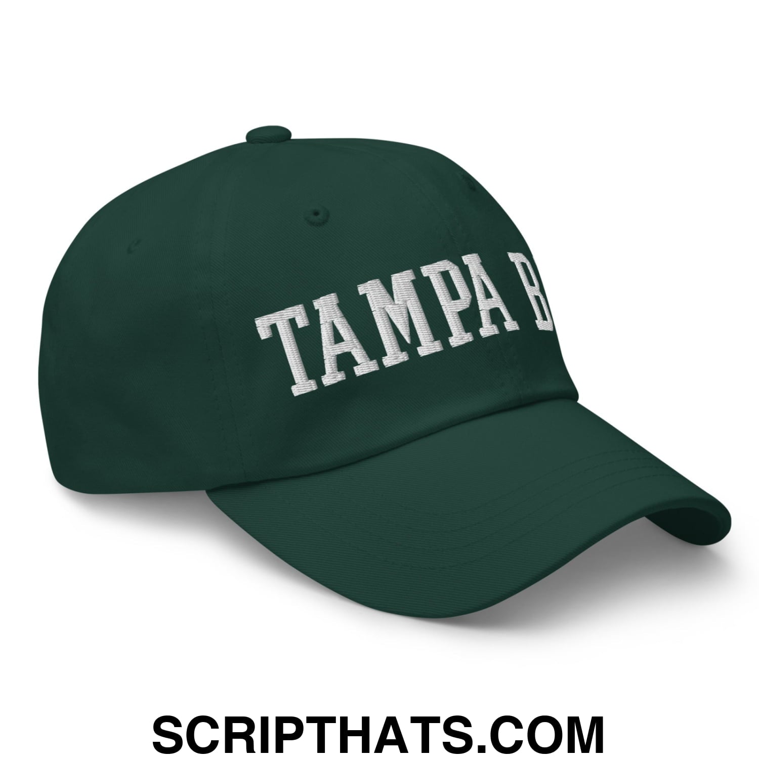 Tampa Bay Varsity College Block Embroidered Unstructured Dad Hat Spruce