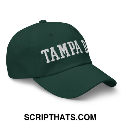 Tampa Bay Varsity College Block Embroidered Unstructured Dad Hat Spruce